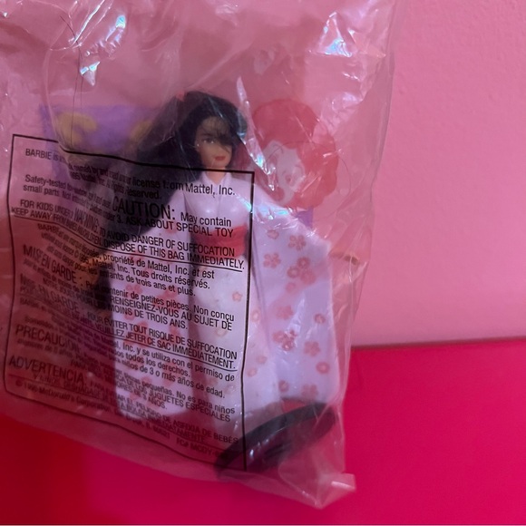 Barbie Other - Vintage 1995 McDonald's Happy Meal Toy  Mattel Barbie Toy # 3 Japanese Barbie